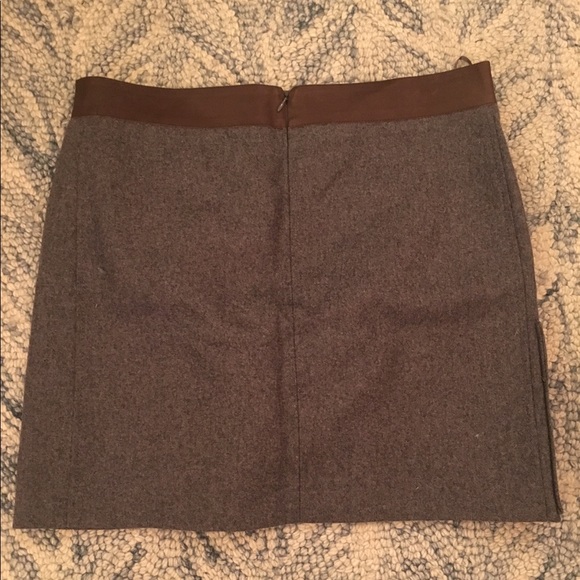 Brunello Cucinelli wool and leather skirt - Picture 2 of 5